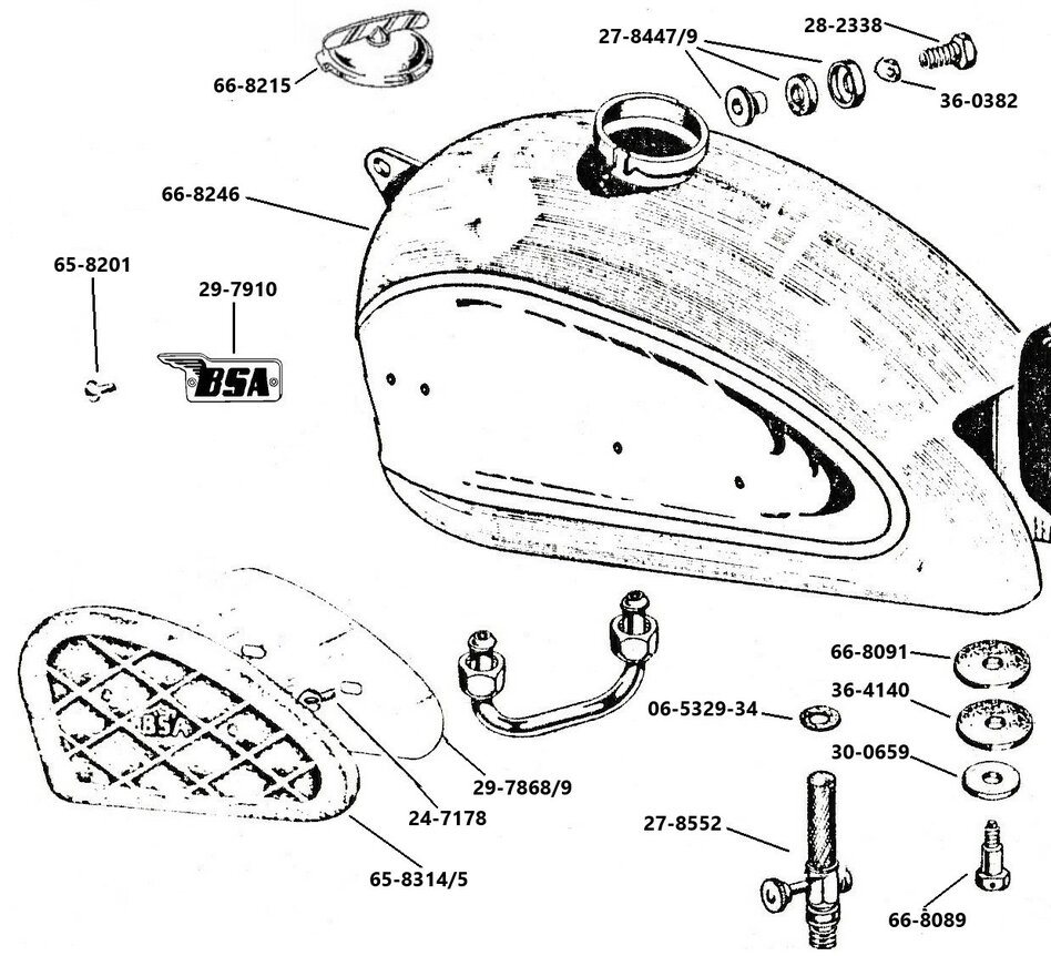 Benzinetank M20 en M21 tot en met 1948
