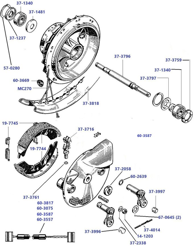 Frontwheel A65 - A75   8