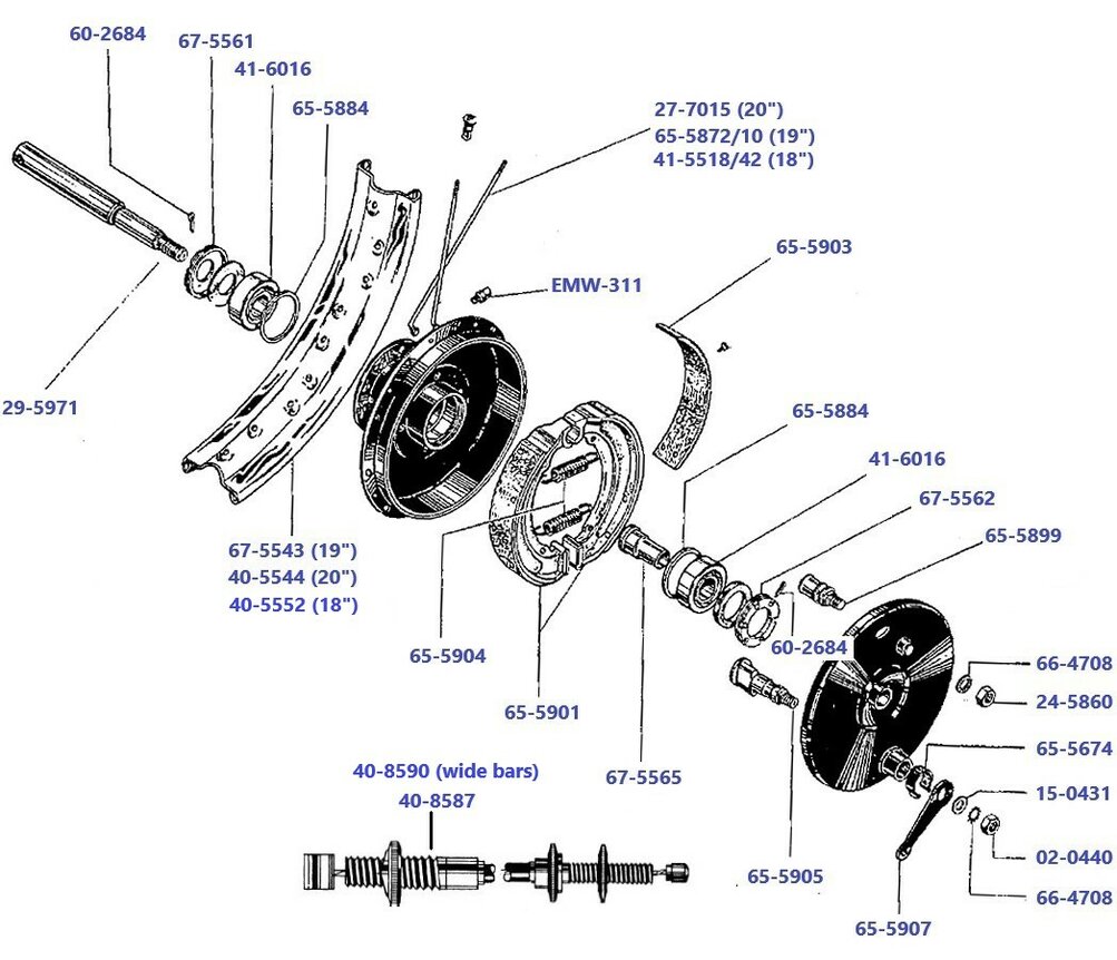 Voorwiel C25 - B25 - B44   7