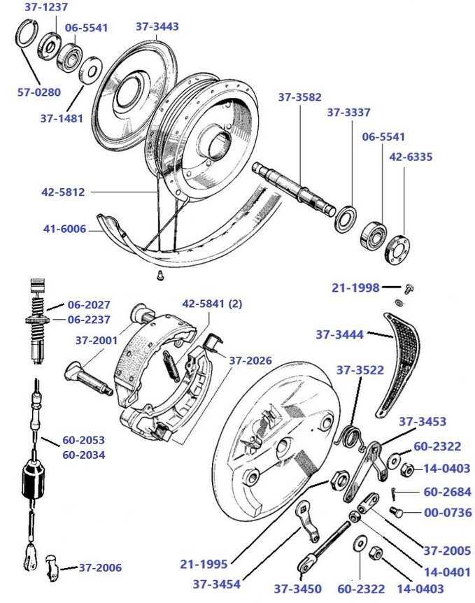 Frontwheel B25 - B44   7