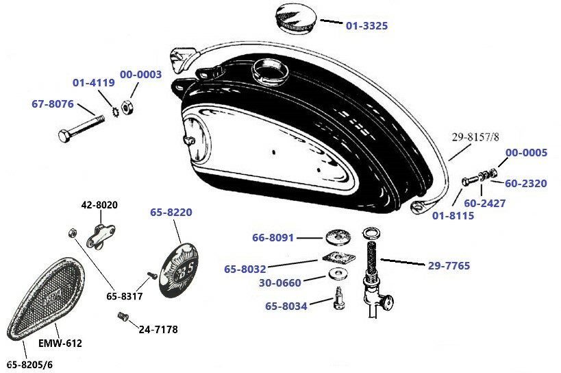 Benzinetank C11G - C12