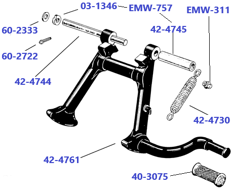 Middenbok A - B modellen 1958-1963