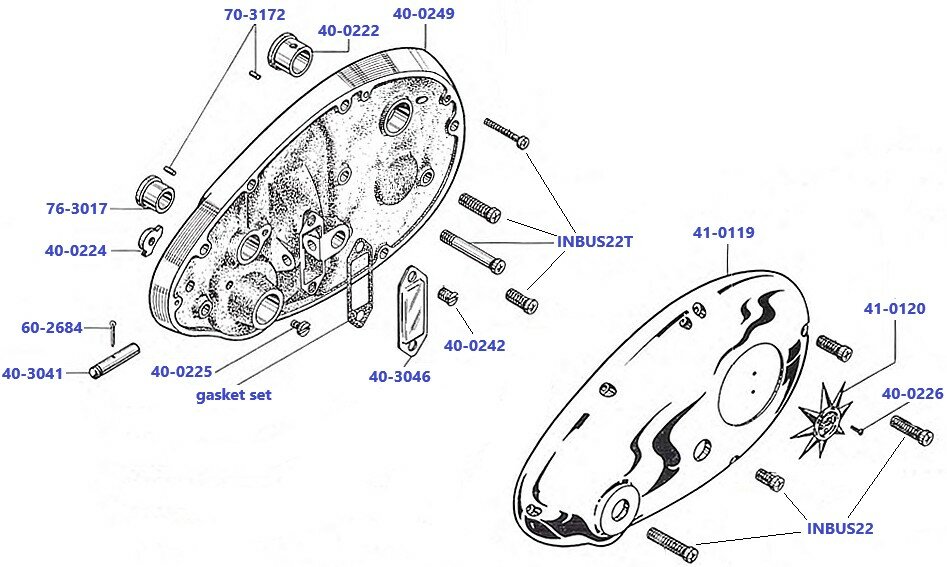 Timing covers C15 - B40    1958-1964