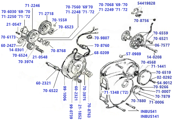 Ignition and timing cover R3