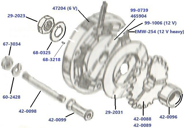 Primairy drive B alternator
