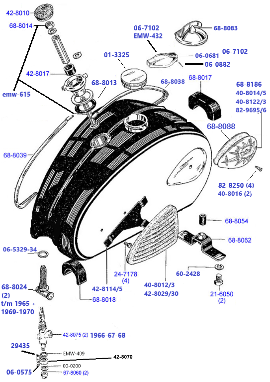 Benzinetank-A50-en-A65-staal-groot-18-liter-t-m-1970