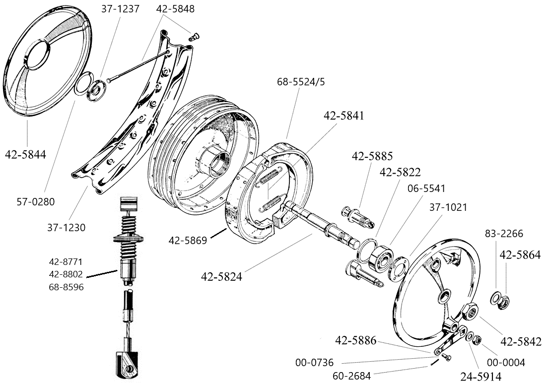 Voorwiel-A65---8-stalen-volle-naaf-t-m-1965