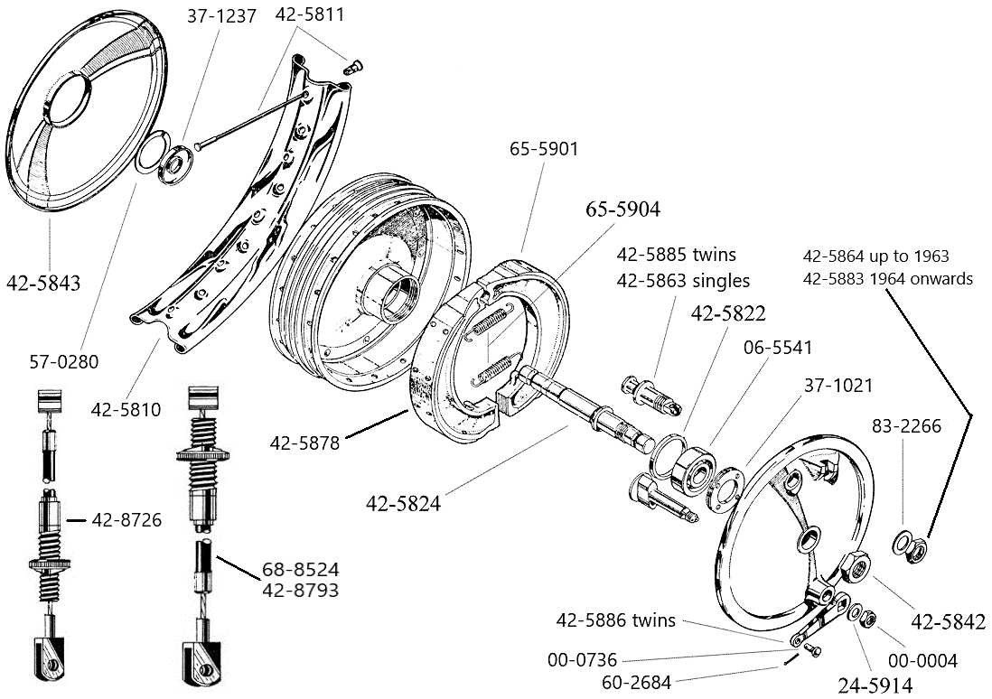 Voorwiel-A7-B31-B33---7-stalen-volle-naaf-1958-en-later