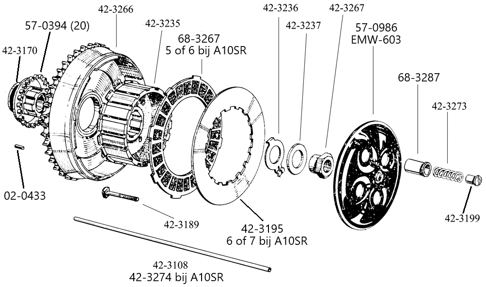 4-Spring-clutch-without-cush-drive