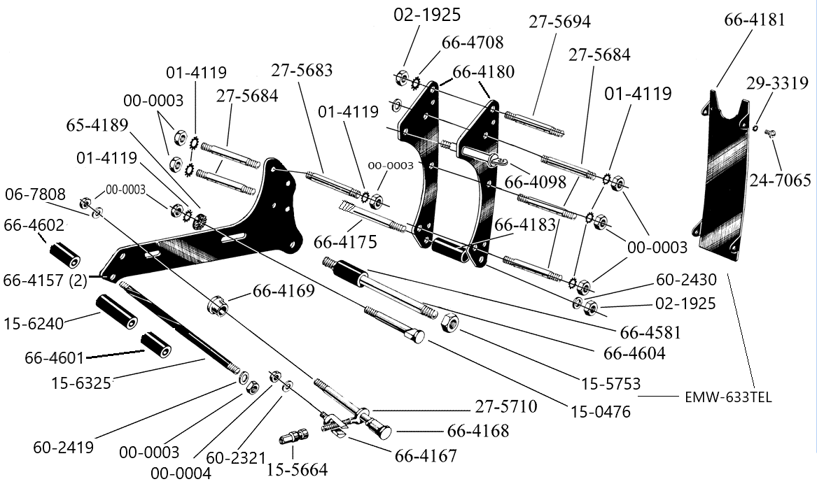 Schertsplaten-M-modellen-stijfframe-telescoop-voorvork