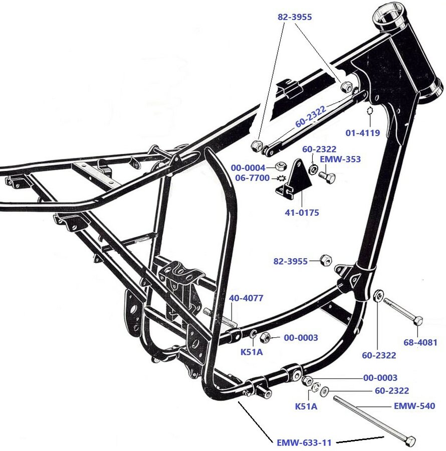 Bevestiging-blok-in-frame-C25-B25-B44-T-M-1970