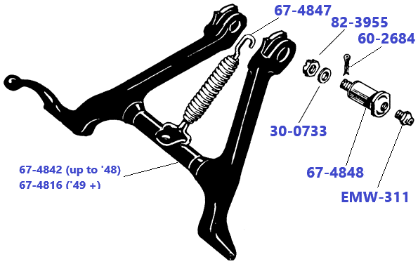 Middenbok-A-stijf--of-plunjer-frame