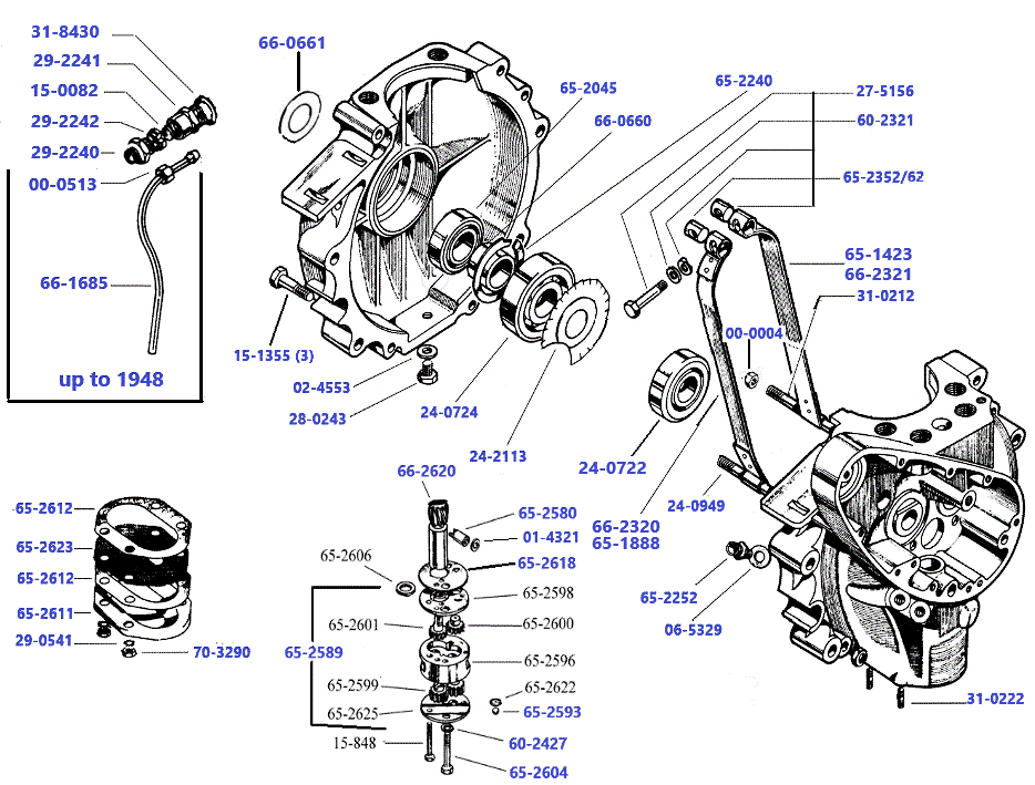 Crankcase-+-oilpump-B31-B33-M33