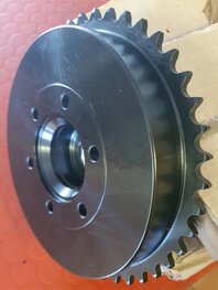 42-6024 Achtertandwiel / remtrommel 42 T  5/8 x 1/4