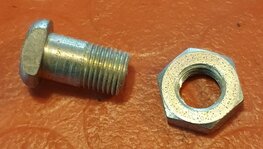 67-6038/20 Bout en moer, remtrommel / flens