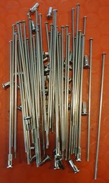 42-5848 Set stainless spokes with nipples