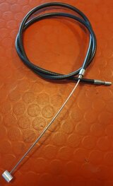 60-3075 Voorrem kabel Europees / smal stuur, geen remlicht schakelaar