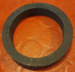 67-6051 Rubber naaf / remtrommel