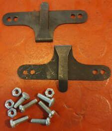 42-8020 Set  strips for mounting badges, comes with screws and nuts