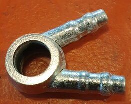 42-8070DUB Dubbele banjo, voor 2 slangen