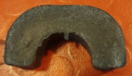 68-8017 Rubber frame / tank voor