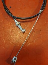 68-8596 Front brake cable, for narrow handlebars and adjuster in the lever, no adjuster on the hub