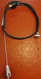 60-2034 Voorrem kabel met schakelaar, voor USA / breed stuur, made in England