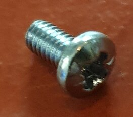 21-0649 Schroef, chromen schijf 1968