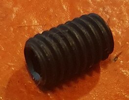 68-3118 Inbus boutje, schakelmechanisme op as