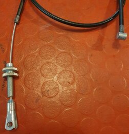 42-8726 Front brake cable, no cable adjuster in the lever , with an adjuster on the hub B31 - B33