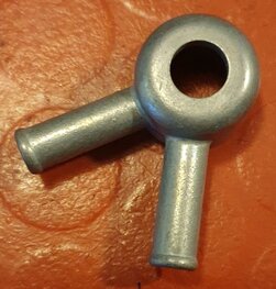 376-410 Bubbele benzineslang banjo 55°