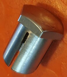 97-4029 Nut steering stem chrome (16tpi 1971)