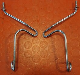 97-4058/60 SET Chrome headlamp stays