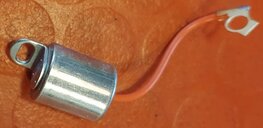 423871 Condensator voor punten eencilinder