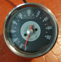 RSM3003/01 Toerenteller 4:1 grijze wijzerplaat, imitatie