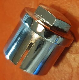 40-5018 Centrale balhoofdmoer (chroom)