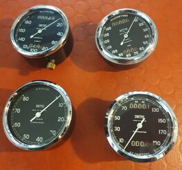 EMW-00CHR Teller "chronometric model" gereviseerd SMITHS, inruil