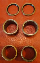 40-5019/20 Set bronzen bussen (4) en afdichtingen