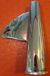 68-5059/60 SET chromen koplamp oren