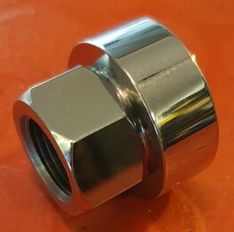 67-6031SS Moer korte as RVS