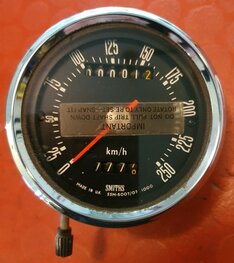 SSM5007/07 KM teller Smiths 250 KM