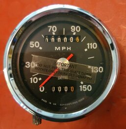 SSM5007/00 Mijlen teller Smiths 150 MPH