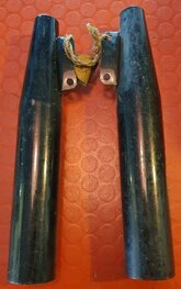 29-5128/9 Set kappen over kroonplaten, met oren. 1954 en later