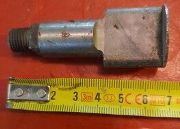 OW7 Remnok, As diameter 5/8" Schroefdraad 7/16" x 20 gangen