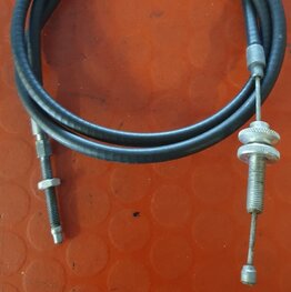 42-8680 Clutch cable Gold Star with genuine clip-ons