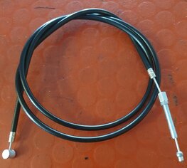 65-8680 Clutch cable B + M models 1949-1963, no adjuster in the lever