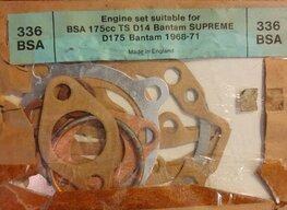 336BSA Pakking set Bantam D14 / D175