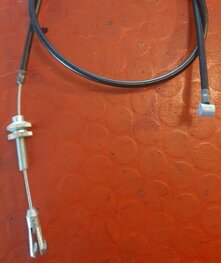 42-8786 Voorrem kabel voor smal stuur, geen steller in de hendel, wel steller op de naaf