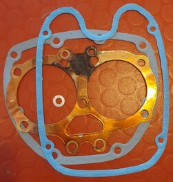 D330BSA Decarbonising gasket set A65, 1962-1970