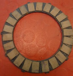 40-3233 Koppeling plaat bekleed